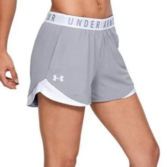 Under Armour Women's Moisture Wicking Play Up 3.0 Gym Shorts, 3" - Picture 2 of 9